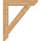 Ekena Millwork Traditional Slat Smooth Bracket, Western Red Cedar, 5 1/2"W x 36"D x 42"H BKT06X36X42TRA06SWR - alternate 2